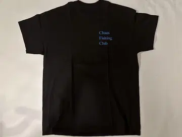 카오스 피싱 클럽 인스턴트 시부야 티셔츠 검정 XL