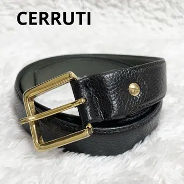 체루티 CERRUTI 1881 남성용 가죽 벨트 블랙 이탈리아