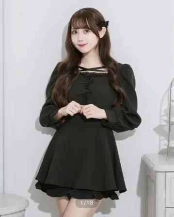 피움 레이스 리본 도리 세트업 피움
