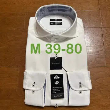 4S 수트 셀렉트 M39-80 화이트 셔츠