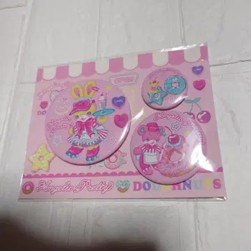 엔젤릭 프리티 도넛 캔 배지