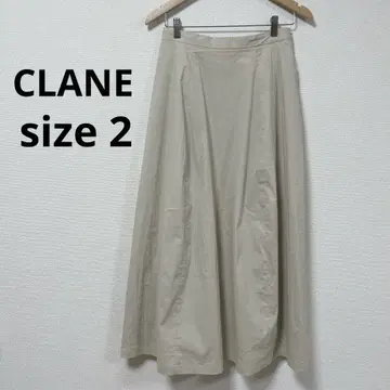[컨디션 최상] CLANE 클라네 롱 스커트 하이웨스트 베이지 M