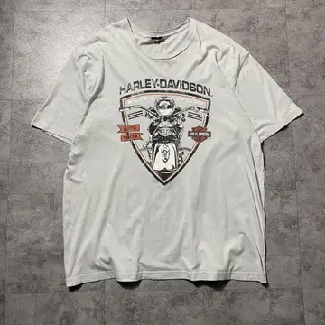 Harley-Davidson 할리데이비슨 바이크 프린트 T셔츠