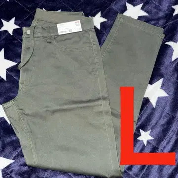 UNIQLO 울트라 스트레치 컬러 청바지 L 다크 그린