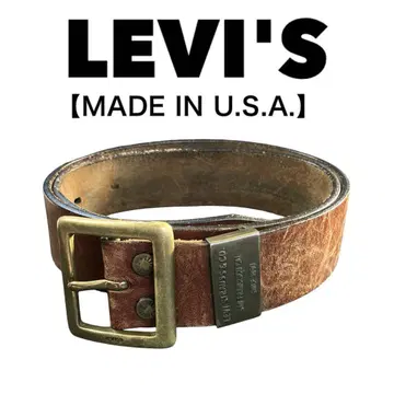 #208 LEVI'S 리바이스 빈티지 가죽 벨트 u.s.a.