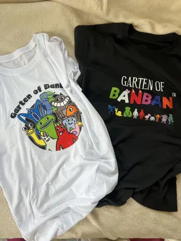 Garten of Banban 가든 오브 반반 티셔츠 2매 세트
