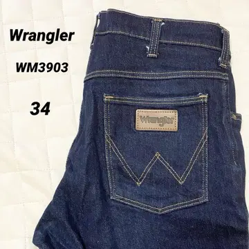 랭글러 WM3903 데님 청바지 34 다크 네이비