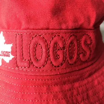 LOGOS 버킷햇 레드 58cm