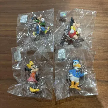Disney 미키 미니 도날드 구피 키링 새상품 레트로