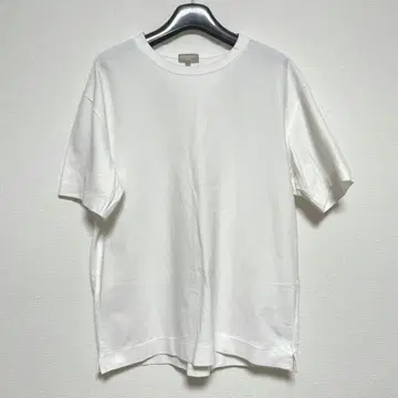 마거릿 호웰 사슴 무늬 크루넥 티셔츠 화이트 L