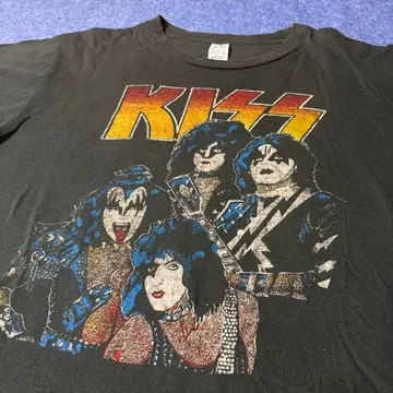 KISS 밴드 티셔츠 중고 빈티지
