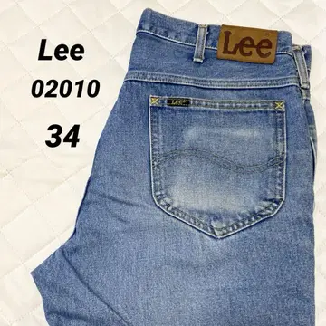 리 02010 리 진 데님 34 소가죽 패치 면 100% 일본제