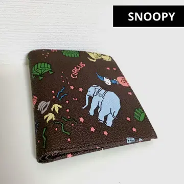 스누피 SNOOPY 지갑 두겹 접는 팬시 레트로
