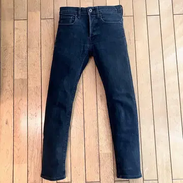 G-STAR RAW 블랙 데님 청바지 스트레치 지스타로우