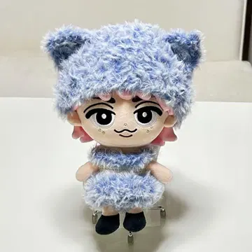스노우 빅 인형 매달리지 않는 시리즈 블루 고양이 세트