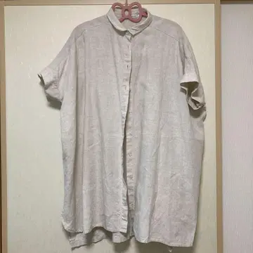 선밸리 반팔 린넨 셔츠
