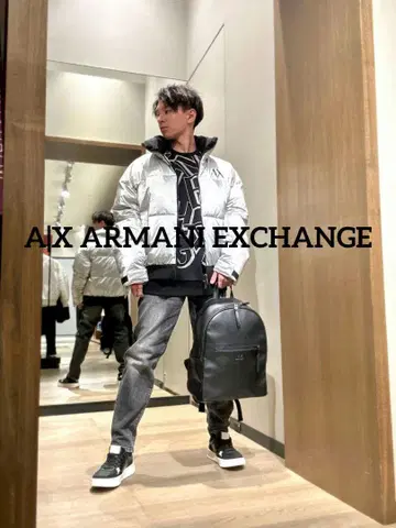 신품 ARMANI EXCHANGE 아우터 중솜 패퍼 블라우스 재킷