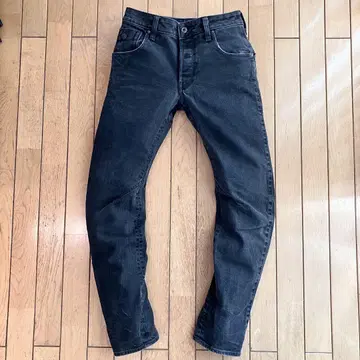 G-STAR RAW 블랙 데님 청바지 3D 입체 재단 지스타로우