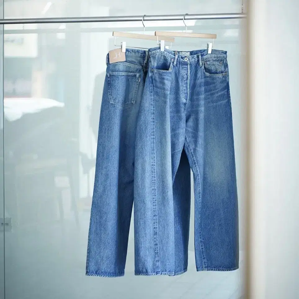 ★★New Balance★★ ARCHON WIDE DENIM PANTS MID BLUE UNION-P Ryley Mid Rise Dad Jeans (Judy Blue)