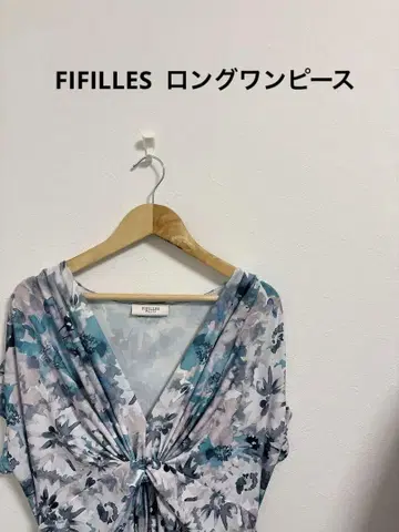 피피유 FIFILLES 보카시 패턴 저지 원피스