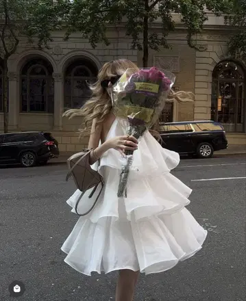 [새상품] Hesiod Frills Dress THE TOE
