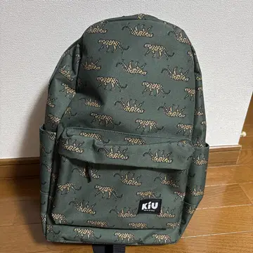 KIU 레오파드 패턴 백팩