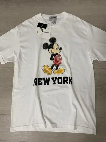 택 포함 새상품 BOWWOW x RECOGNIZE 미키마우스 티셔츠