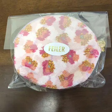 페일러 쉘형 파우치 플라워 페탈 체크