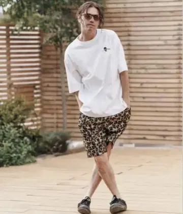 CAMBIO 레오파드 무늬 숏팬츠
