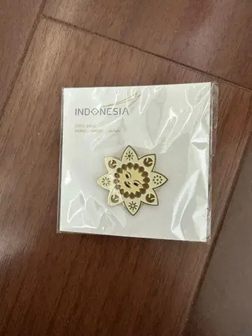 간사이 엑스포 개최지 한정  인도네시아 파빌리온 한정  핀 배지