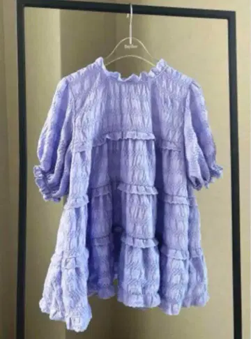 베이비 새 제품 태그 부착 레이스 층층 블라우스