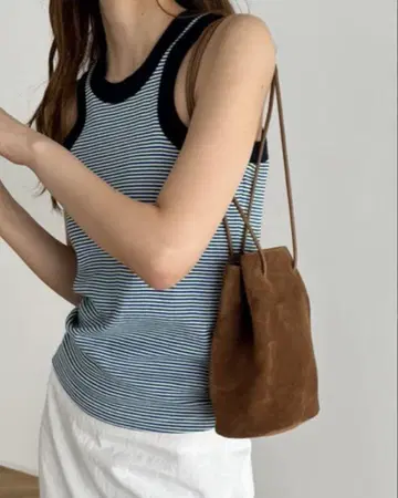 CANAL JEAN diggity 스웨이드 미니 지퍼 백