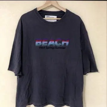 다이라쿠 다이리쿠 20SS 비치 사이드 호텔 티셔츠