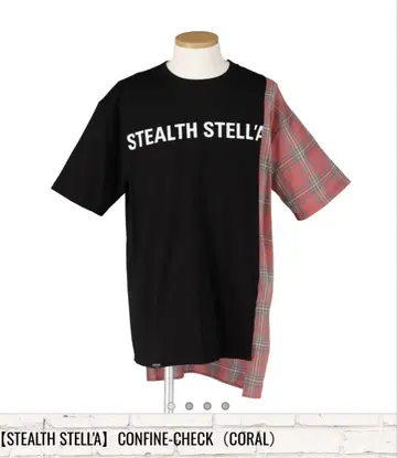 stealth Stella check 티셔츠 사이즈 2