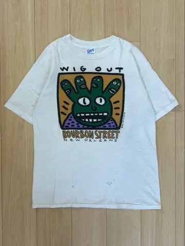 90년대 BIG HED 미국제 아트 T 빈티지 T