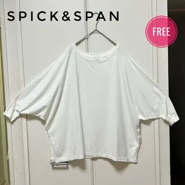 일본제 Spick&Span 스피크 앤 스팬 돌먼 슬리브 티셔츠 FREE
