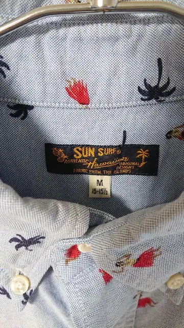 SUN SURF 샌서프 아로하 셔츠 플라걸 M