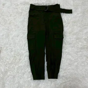 바나나 리퍼블릭 카고 팬츠 벨트 포함 테이퍼드 카키
