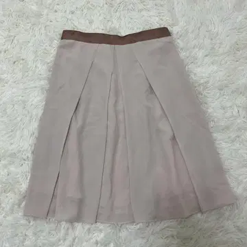 ROPE 스커트 허리 절개 미디 기장 라이트 베이지 페미닌 예쁜 스타일