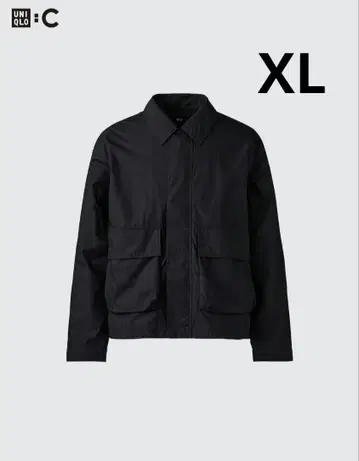유니클로 C 코튼 숏 블레이저 블랙 XL