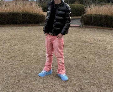 레어 mmml 핑크 데님 사이즈 29 드립 US UK 야리라 래퍼