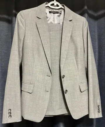 UNIQLO 워셔블 수트 그레이
