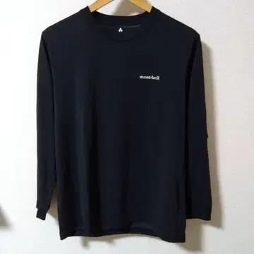 mont-bell 몽벨 긴팔 티셔츠 블랙 롱T 언더웨어