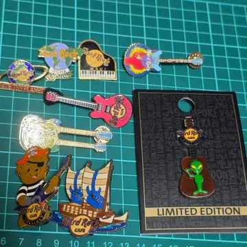 하와이 하드 록 카페 핀 배지 핀즈 9개 세트 호놀룰루 마우이 코나