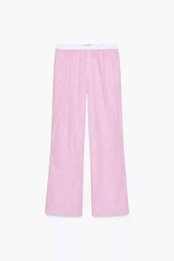 ZARA 스트라이프 패턴 박서 파자마 팬츠
