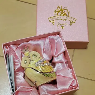 피어스 PIEARTH 크라운 부엉이 크리스탈 주얼리 케이스