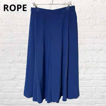 9960 ROPE 로페 가우초 팬츠 블루 허리밴딩 M 일본제 구제 의류