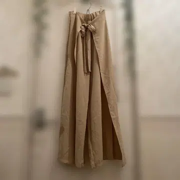 ZARA 베이지 와이드 팬츠 하이웨스트 S