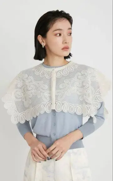 Lilly brown 탈착식 옷깃