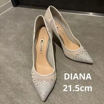DIANA 비쥬 하이힐 화이트